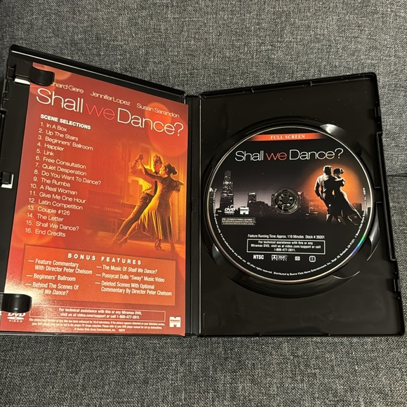 Shall We Dance? DVD Full Screen 2005 Richard Gere Jennifer Lopez Susan Sarandon - Picture 6 of 8